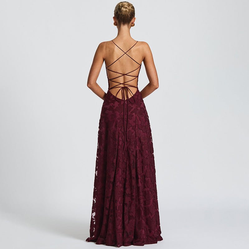 Damska Elegancka Sukienka Wieczorowa | Maxi