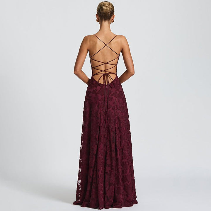 Damska Elegancka Sukienka Wieczorowa | Maxi