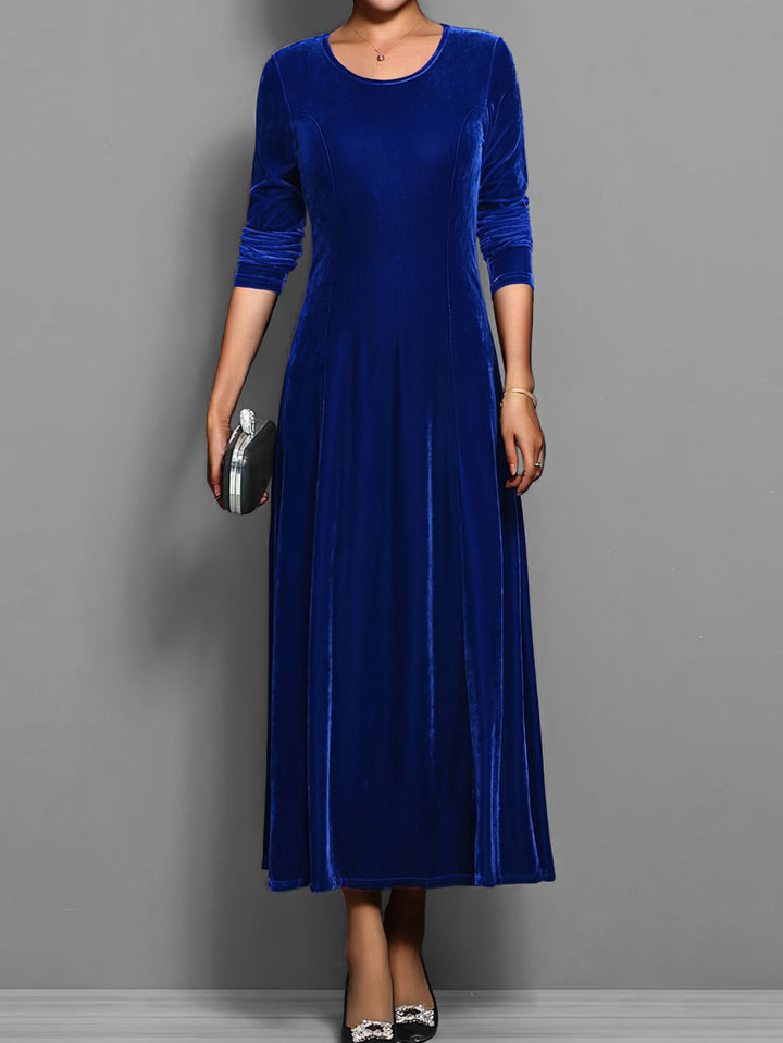 Damen Abendkleid mit langen Ärmeln | Maxi