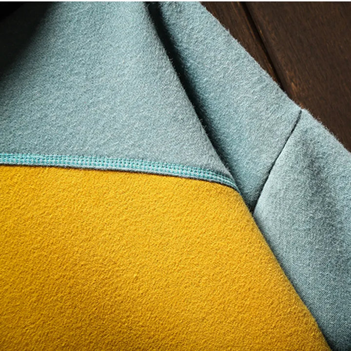 Men's Color Block Hoodie | Long Sleeve