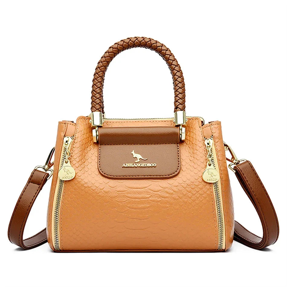 Women's Structured Hand and Shoulder Bag