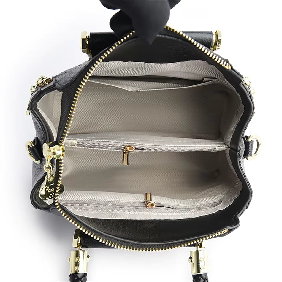Women's Structured Hand and Shoulder Bag