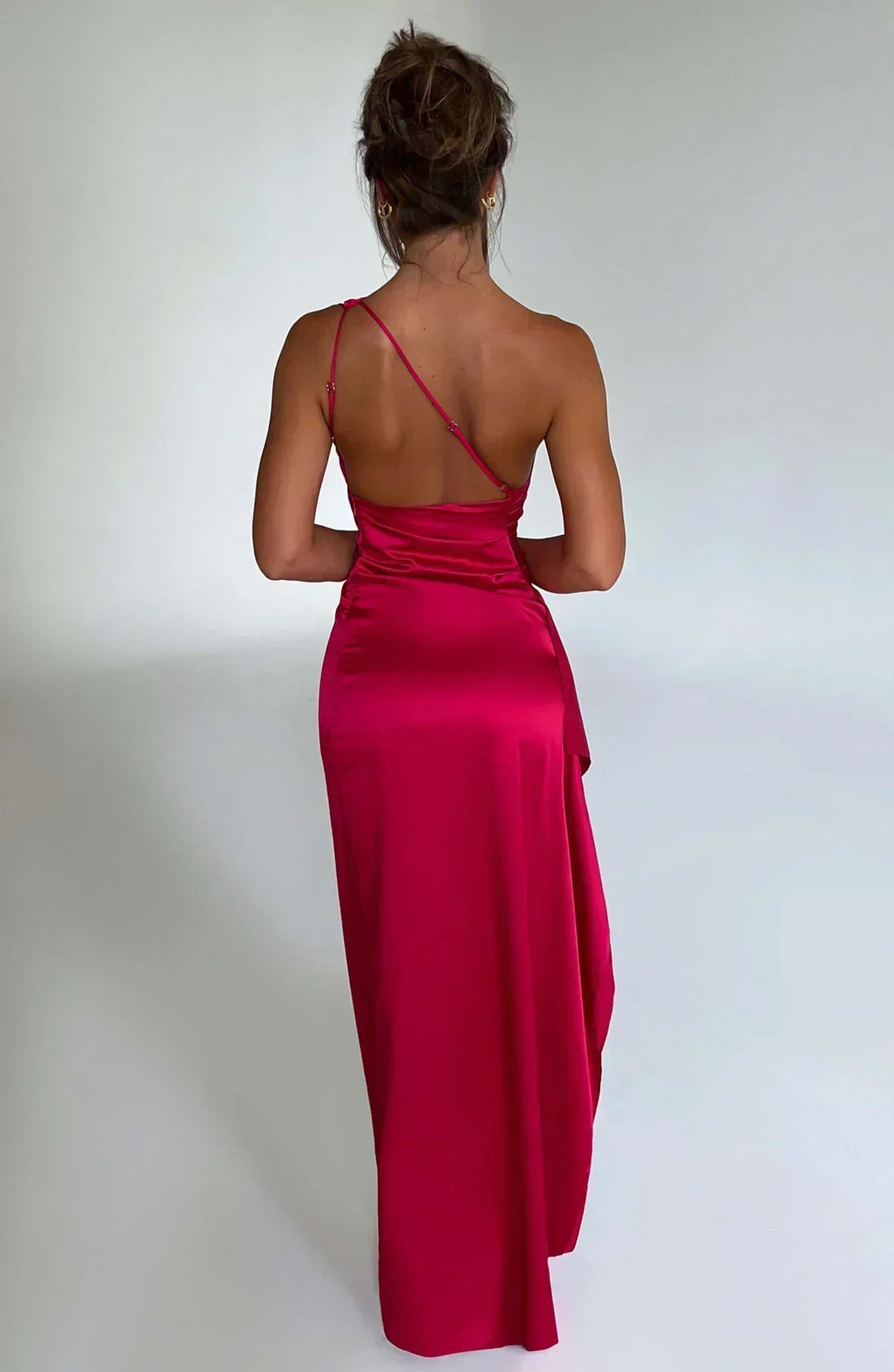 Damen Abendkleid mit einem Schulterriemen | Maxi
