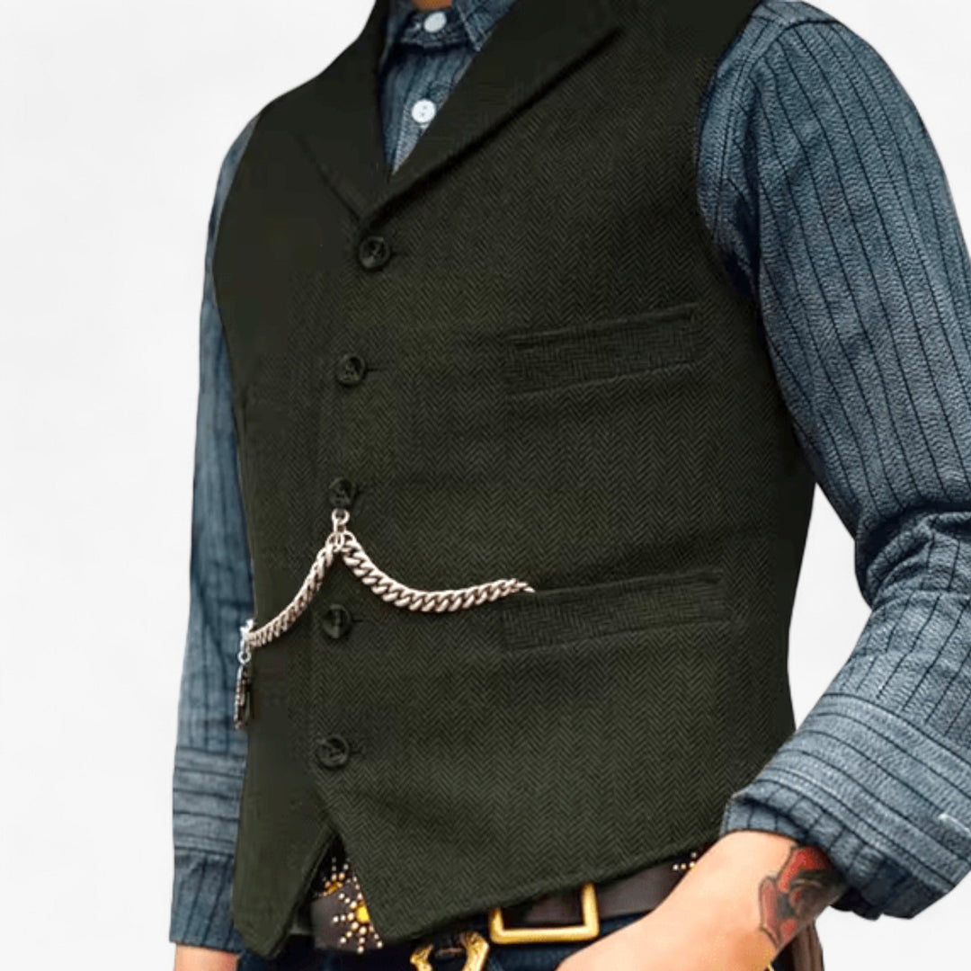 Herren Formelle Weste | Mit Kette