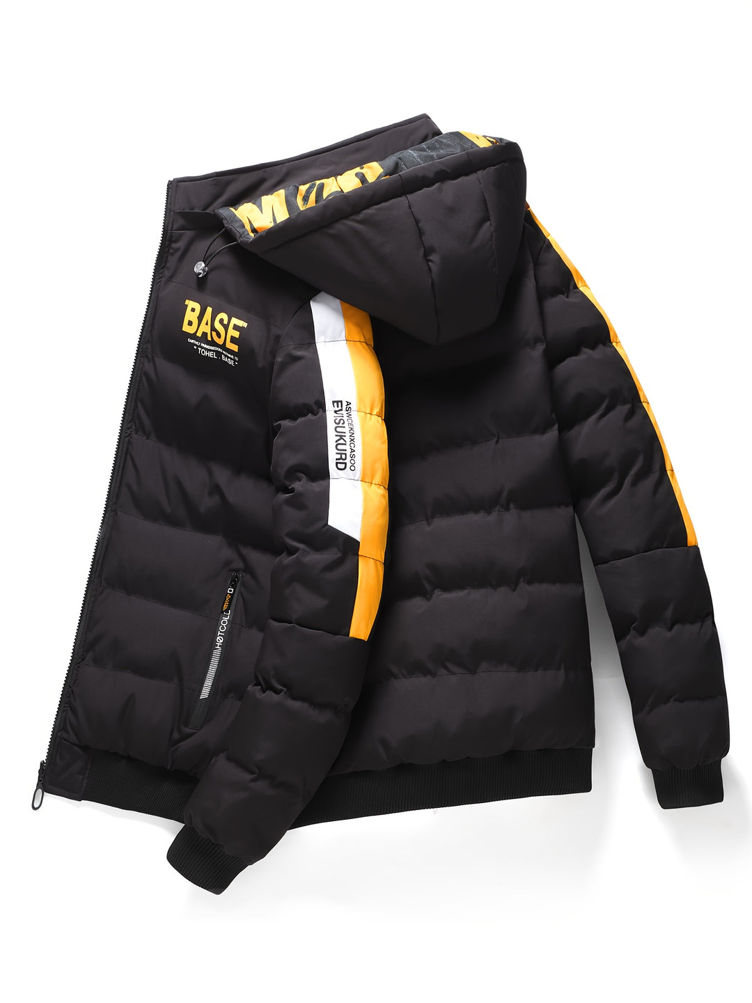 Herren Winter Steppjacke | Sportlicher Stil mit Kapuze