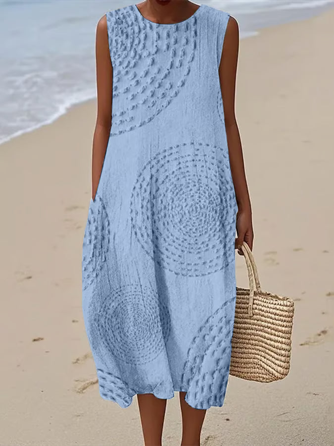 Damen Sommer Strandkleid | Maxi