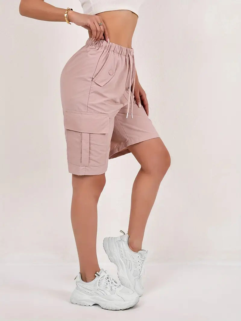 Women's Cargo Shorts | With Drawstring