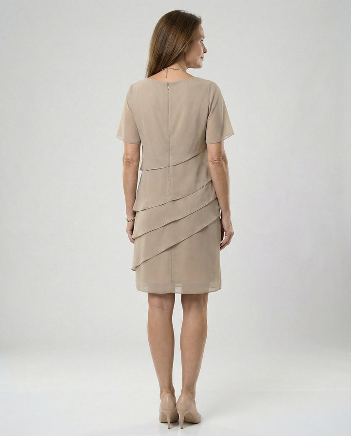 Vestido Feminino Elegante em Camadas | Mini