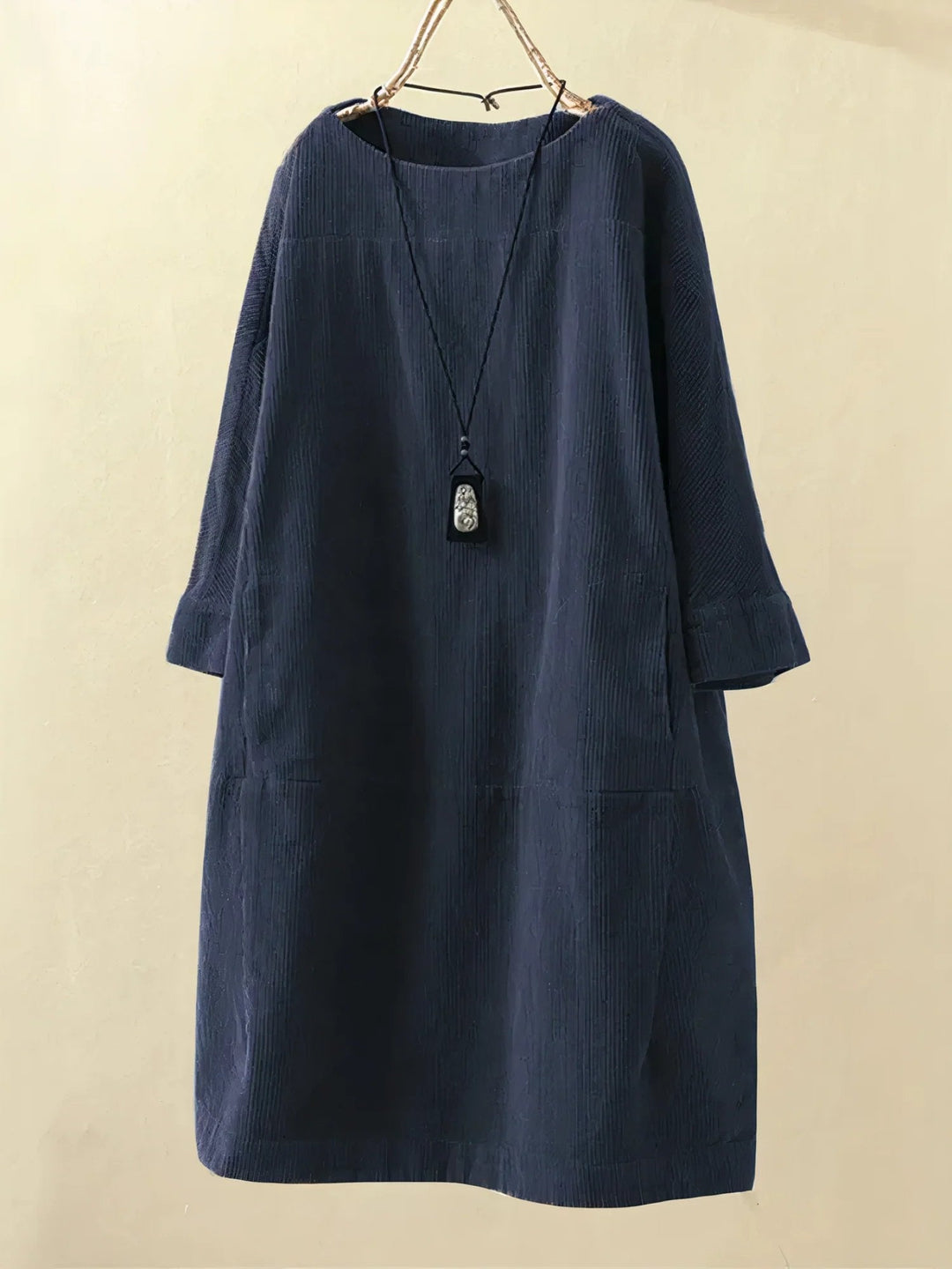 Damen Sommerkleid mit 3/4-Arm | Midi