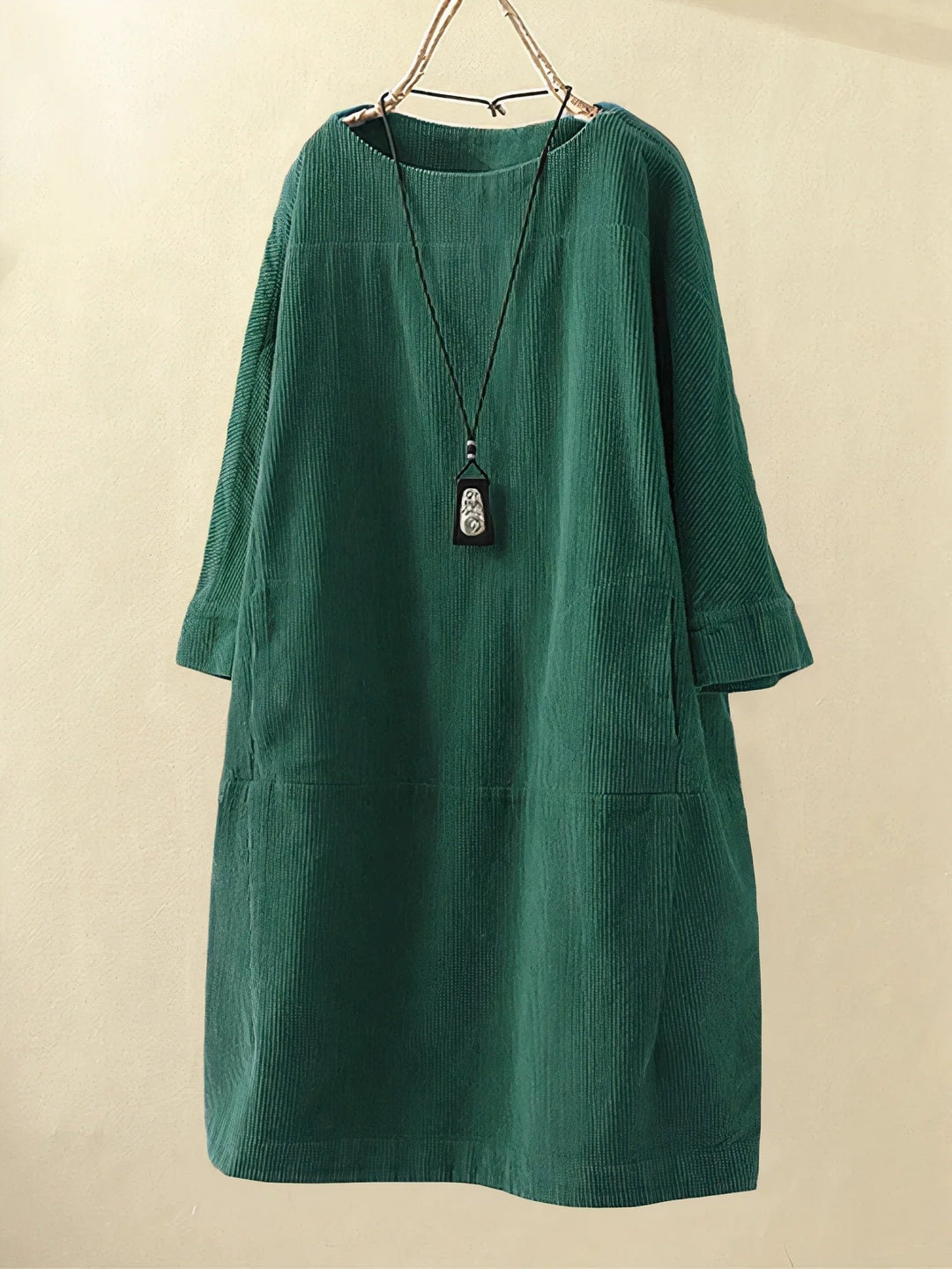 Damen Sommerkleid mit 3/4-Arm | Midi