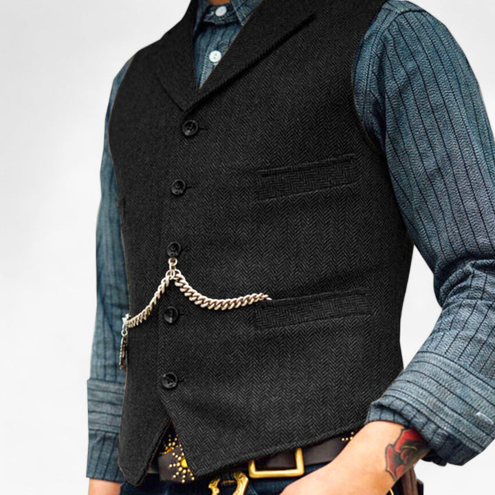 Herren Formelle Weste | Mit Kette