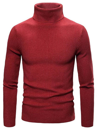 Męski sweter z ribbowanym splotem | Golf
