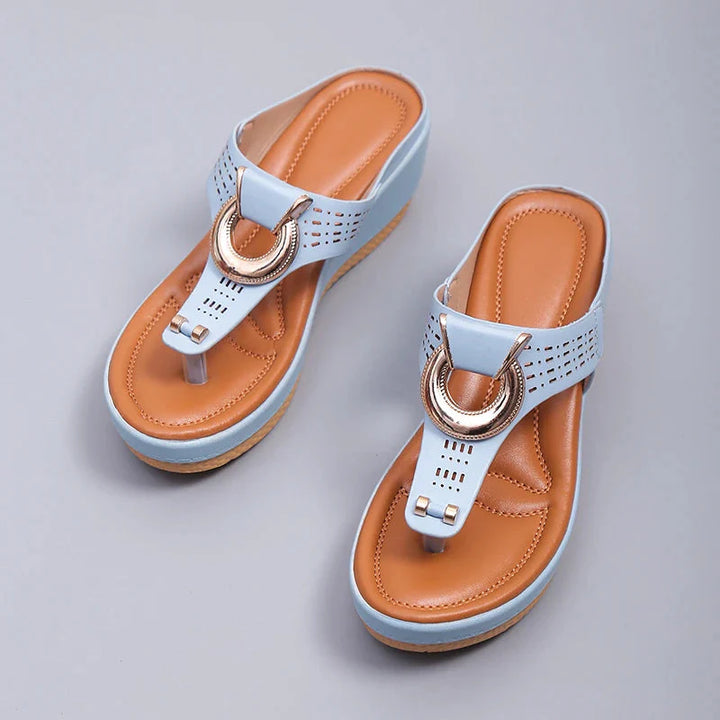 Damen Sandalen mit offenen Zehen | Plateau