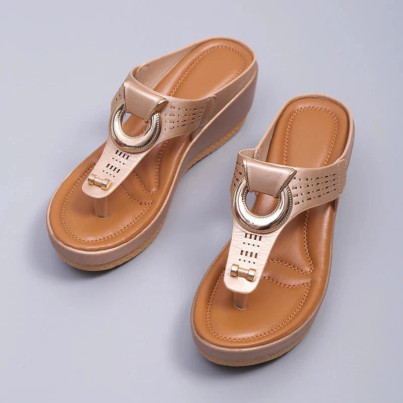 Damen Sandalen mit offenen Zehen | Plateau