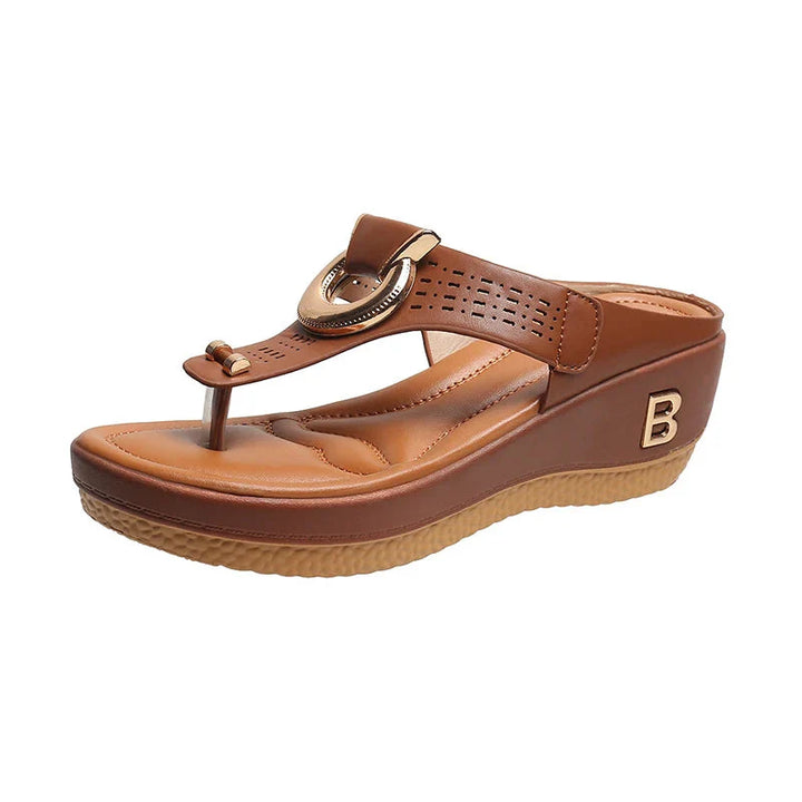 Damen Sandalen mit offenen Zehen | Plateau
