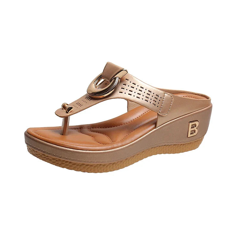 Damen Sandalen mit offenen Zehen | Plateau