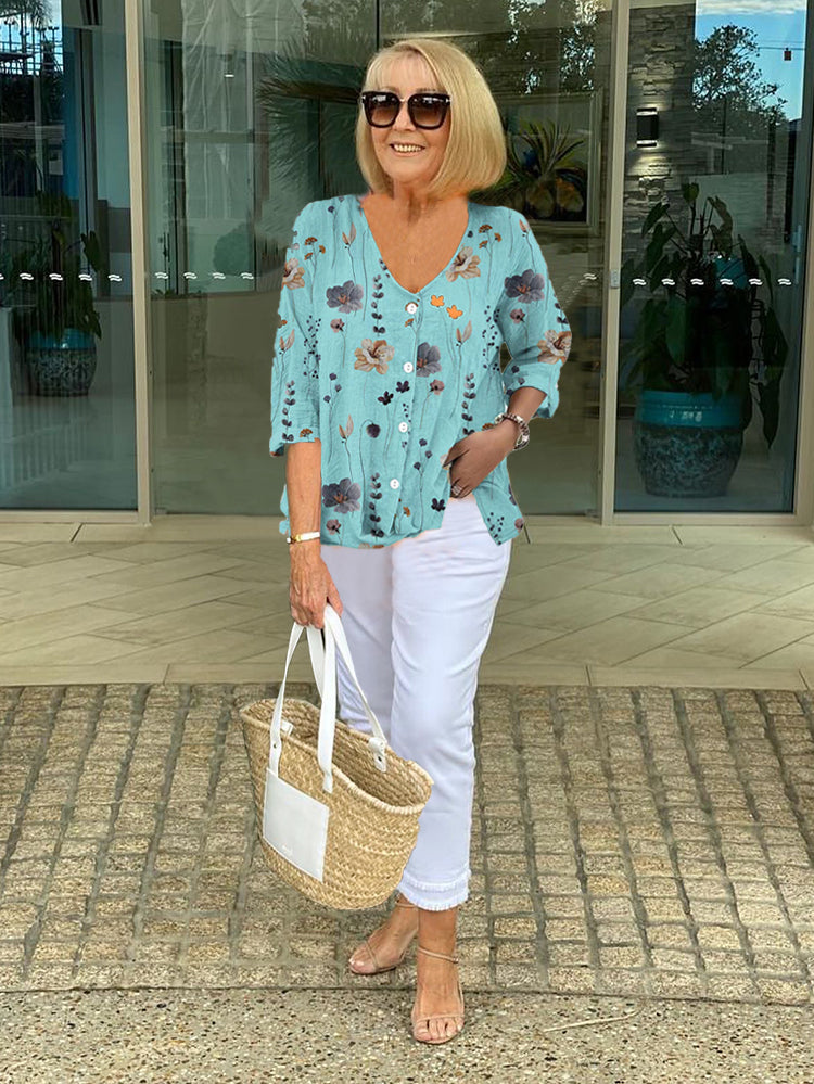 Women's Floral Blouse | Summer