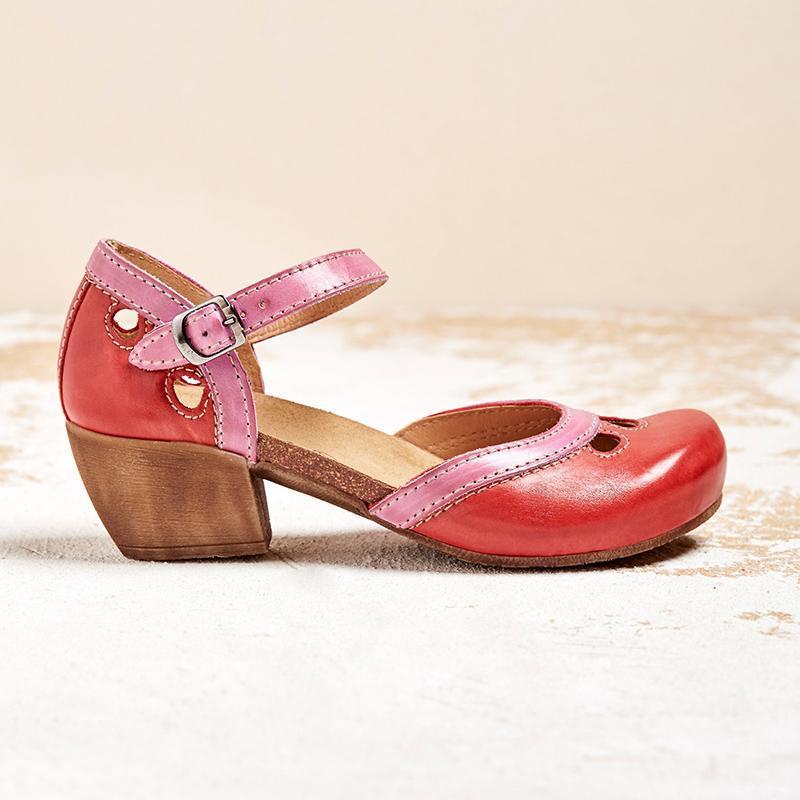 Damen Schuhe mit Absatz und Riemchen | Breiter Absatz