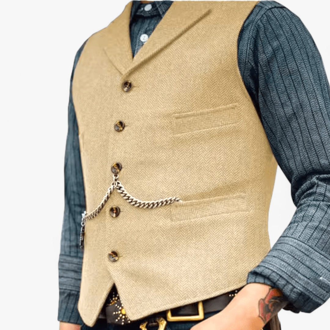 Herren Formelle Weste | Mit Kette
