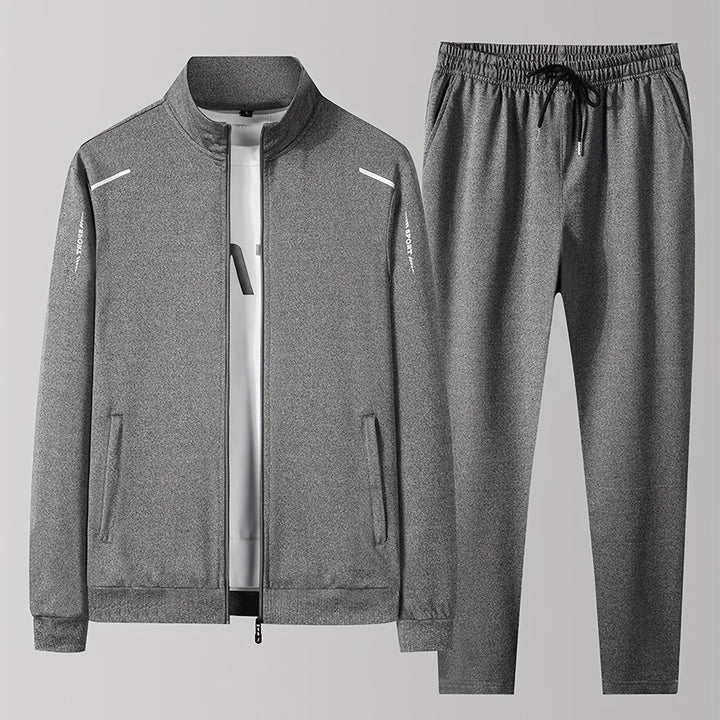 Herren Winter Trainingsanzug | Reißverschluss-Pullover und Jogginghose