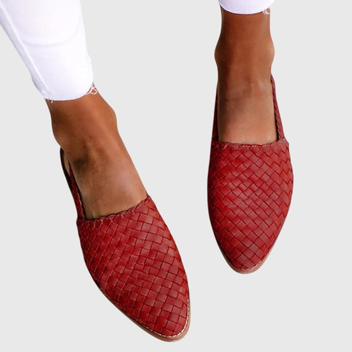 Damen Geflochtene Slipper | Elegant