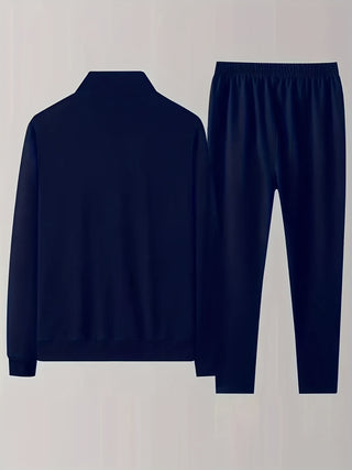 Męskie Zimowa Dres | Bluza Na Zamek I Spodnie Jogger