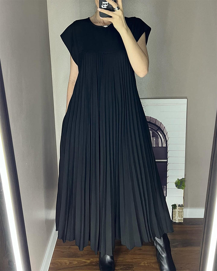 Damska Plisowana Sukienka Letnia | Maxi