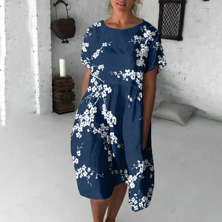 Damen Blumiges Sommerkleid | Midi