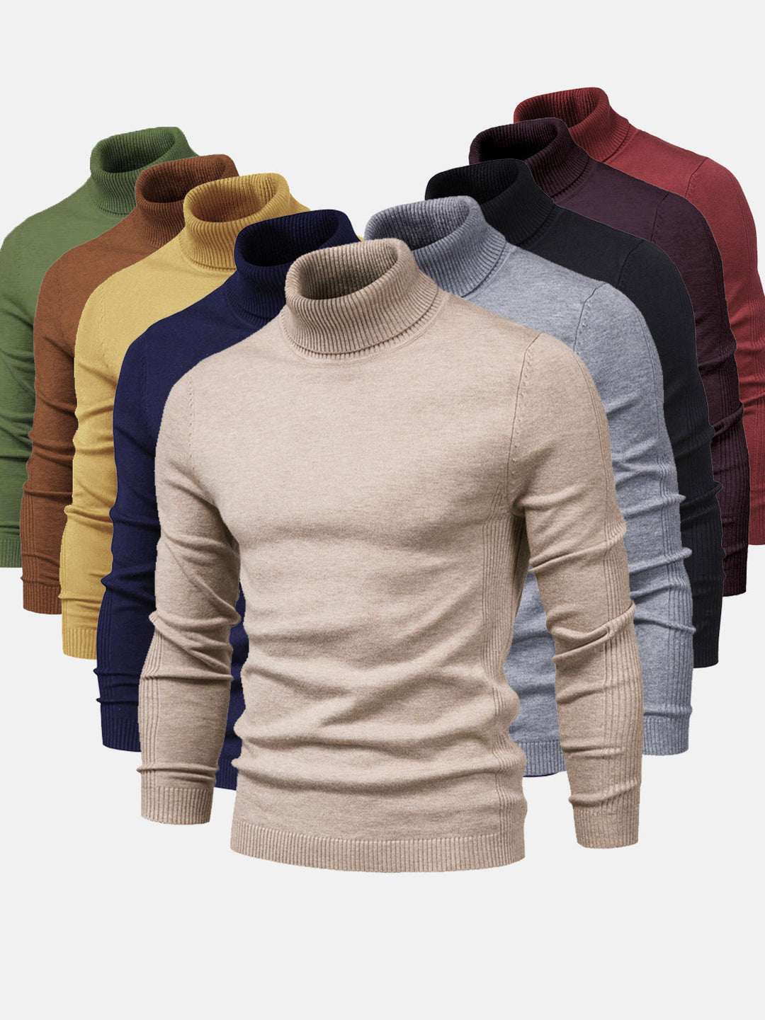Men's Turtleneck Sweater | Fitted Cut