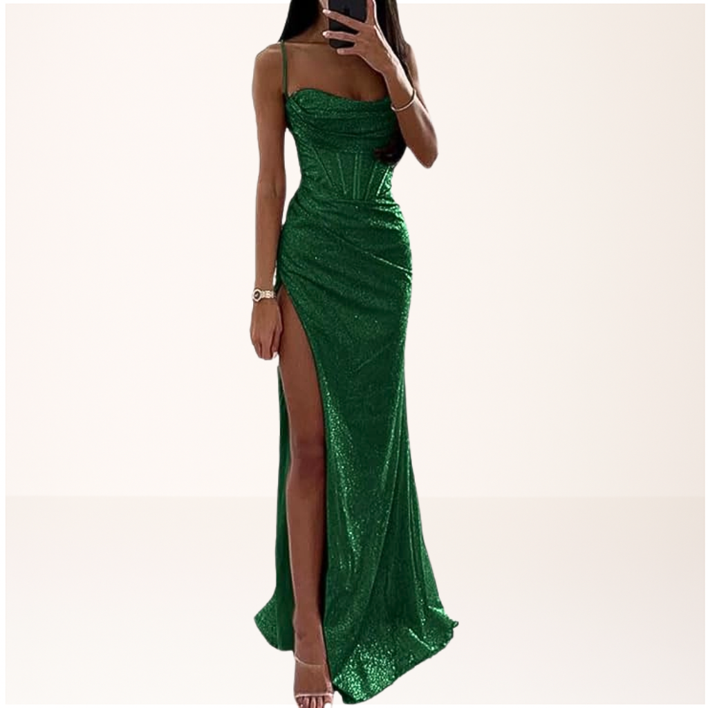 Vestido Feminino para Festa com Paetês | Maxi