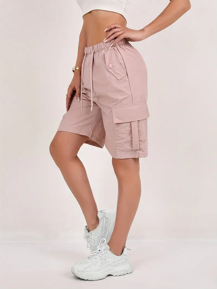 Women's Cargo Shorts | With Drawstring