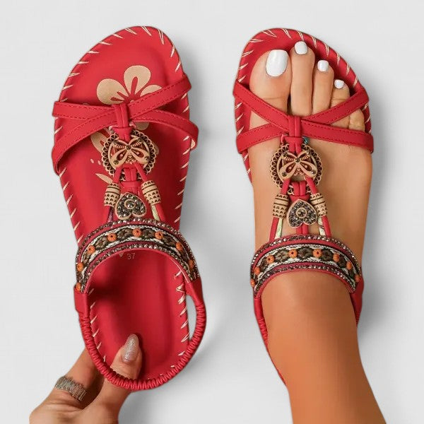 Damen Orthopädische Boho Sandalen | Offene Zehen