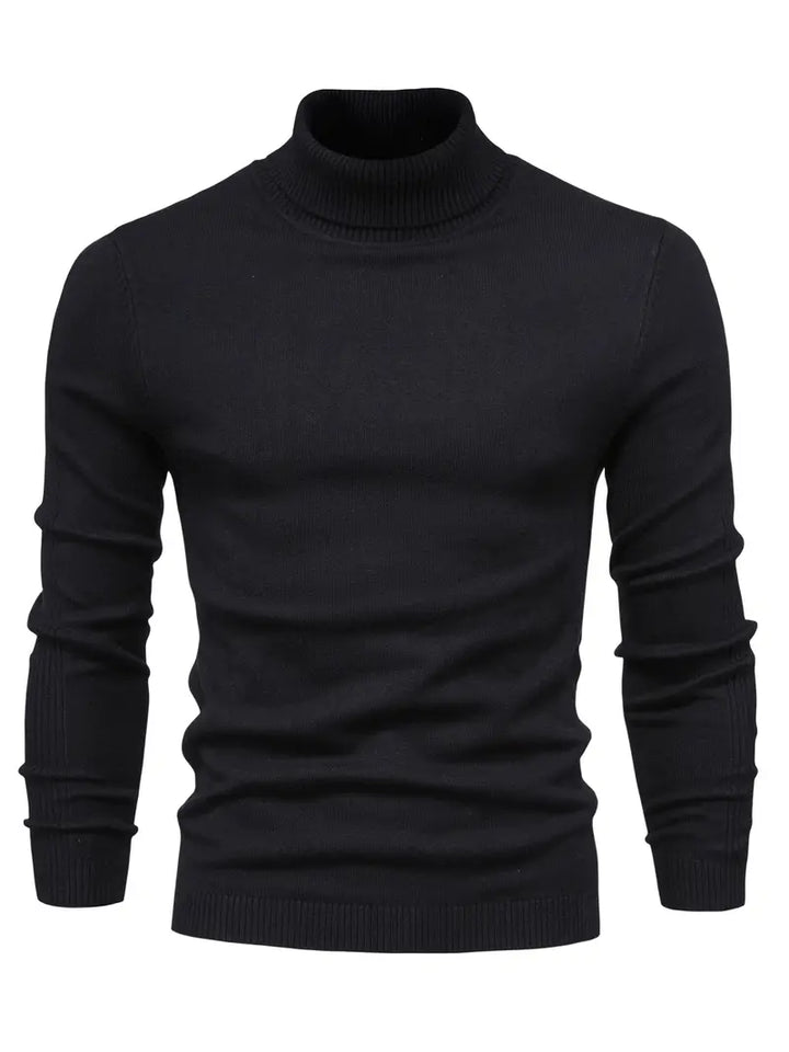Herren Pullover mit Rollkragen | Lange Ärmel