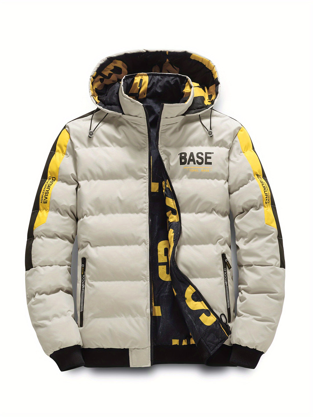 Herren Winter Steppjacke | Sportlicher Stil mit Kapuze