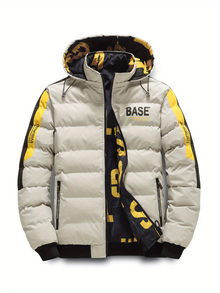 Herren Winter Steppjacke | Sportlicher Stil mit Kapuze