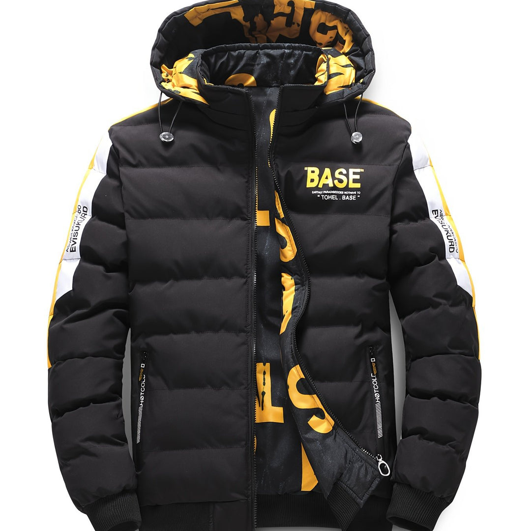 Herren Winter Steppjacke | Sportlicher Stil mit Kapuze
