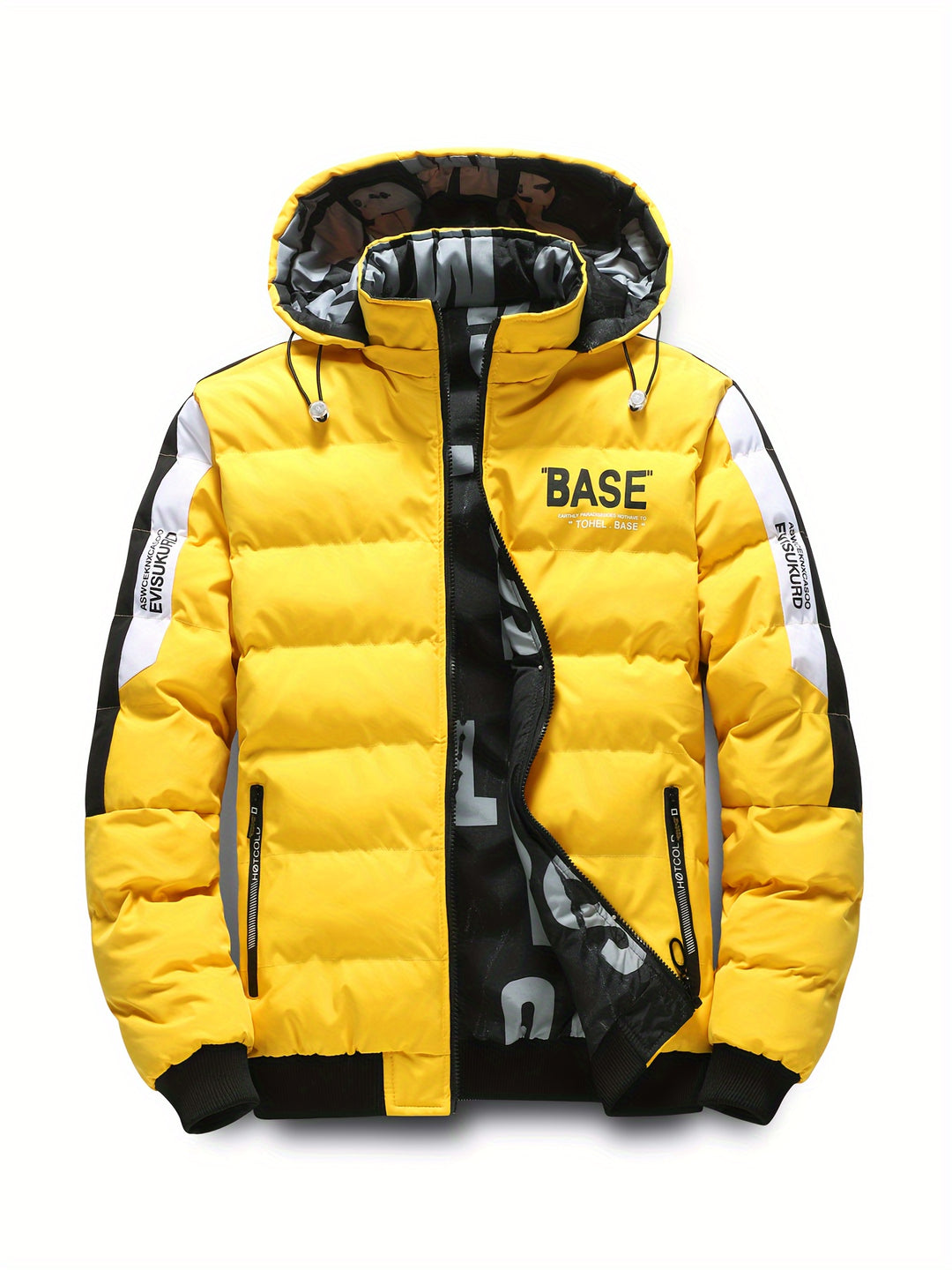 Herren Winter Steppjacke | Sportlicher Stil mit Kapuze