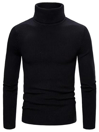 Męski sweter z ribbowanym splotem | Golf