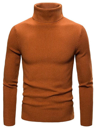 Męski sweter z ribbowanym splotem | Golf
