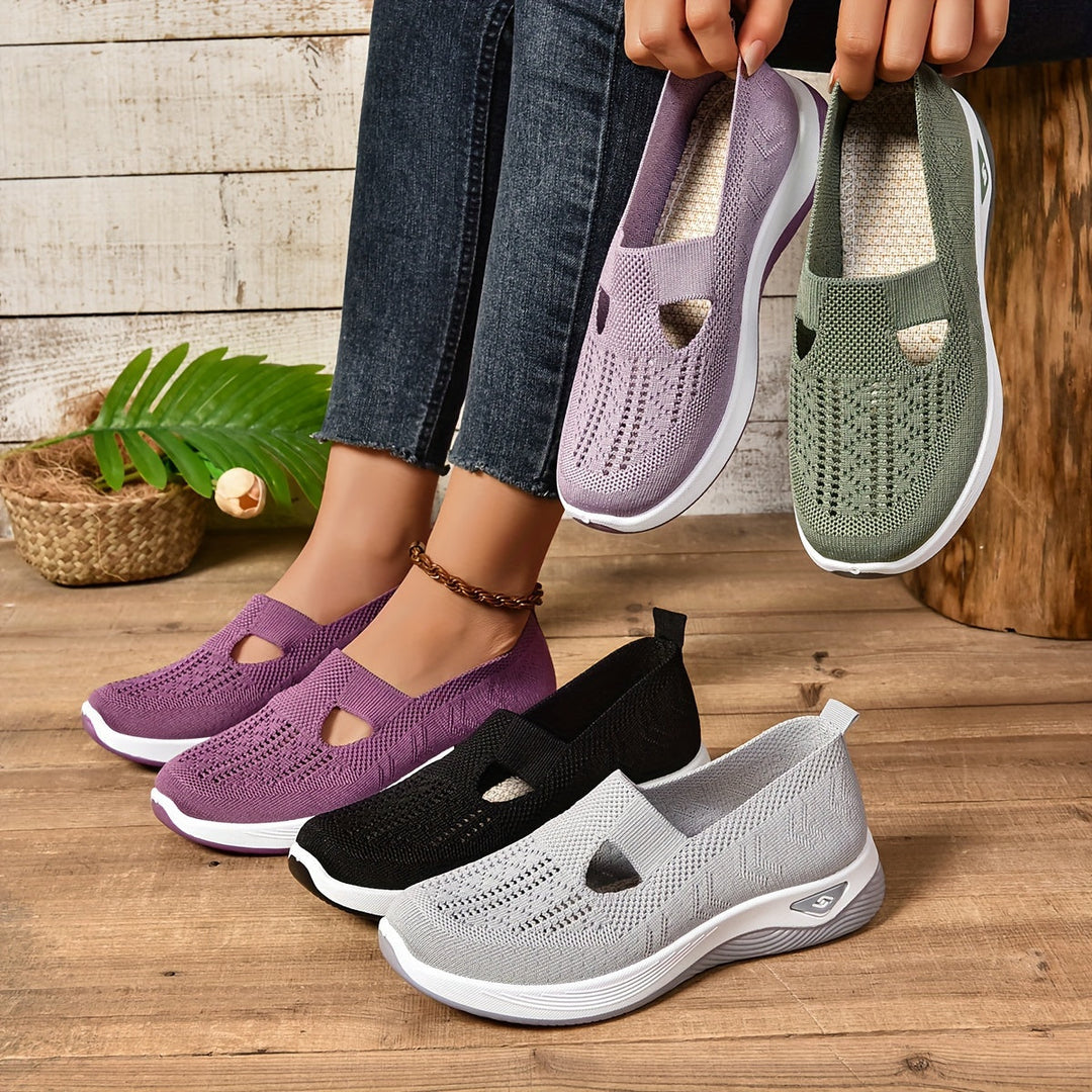 Damen Orthopädische Atmungsaktive Sportschuhe zum Hineinschlüpfen