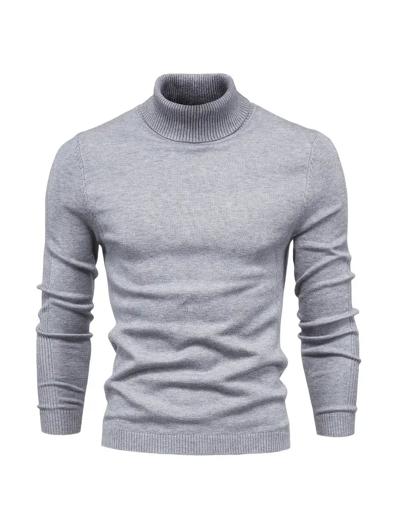 Herren Pullover mit Rollkragen | Lange Ärmel