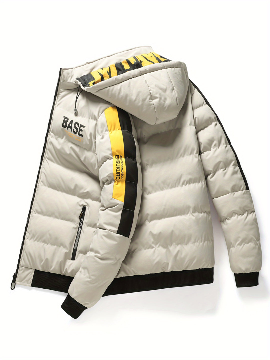 Herren Winter Steppjacke | Sportlicher Stil mit Kapuze