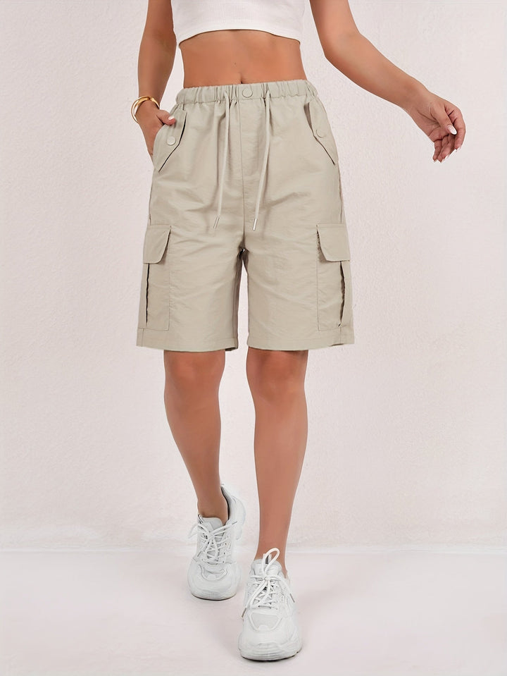 Women's Cargo Shorts | With Drawstring