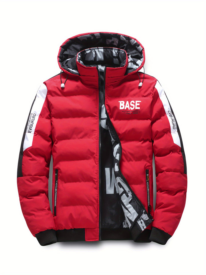Herren Winter Steppjacke | Sportlicher Stil mit Kapuze