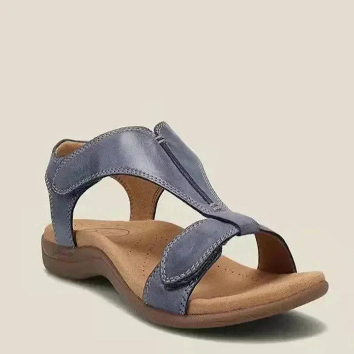 Damen Sandalen mit offenen Zehen | Klettverschluss