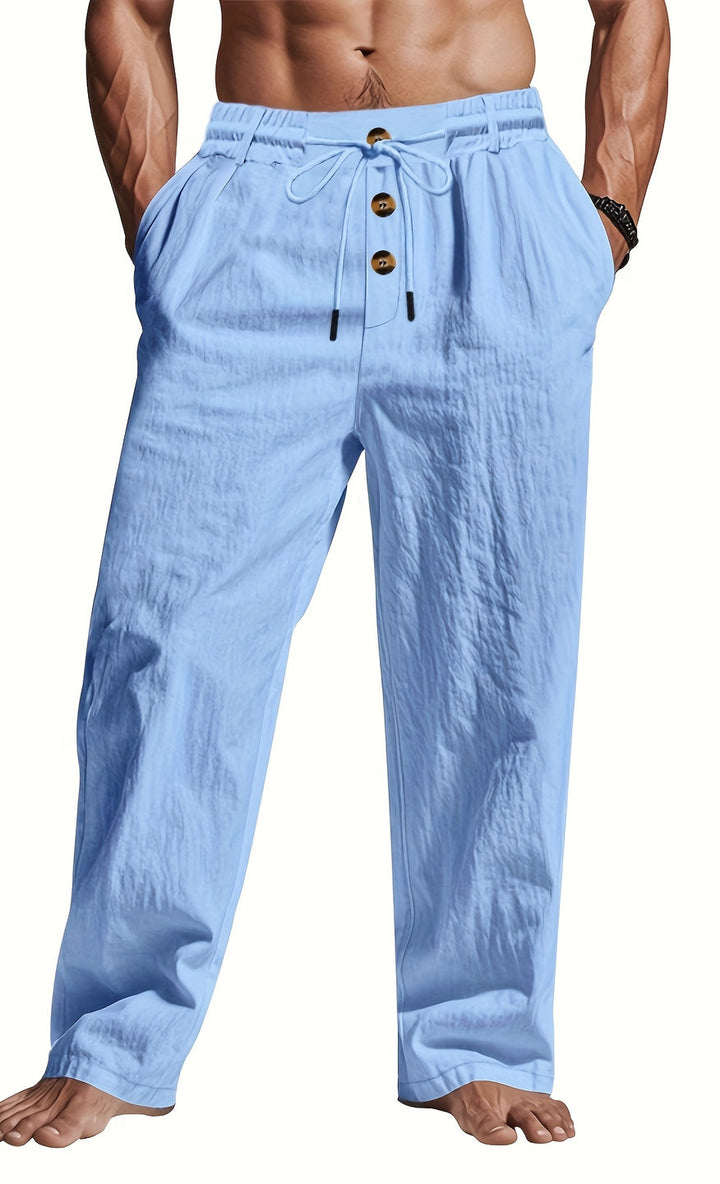 Herren Hose mit Kordel | Lockerer Schnitt