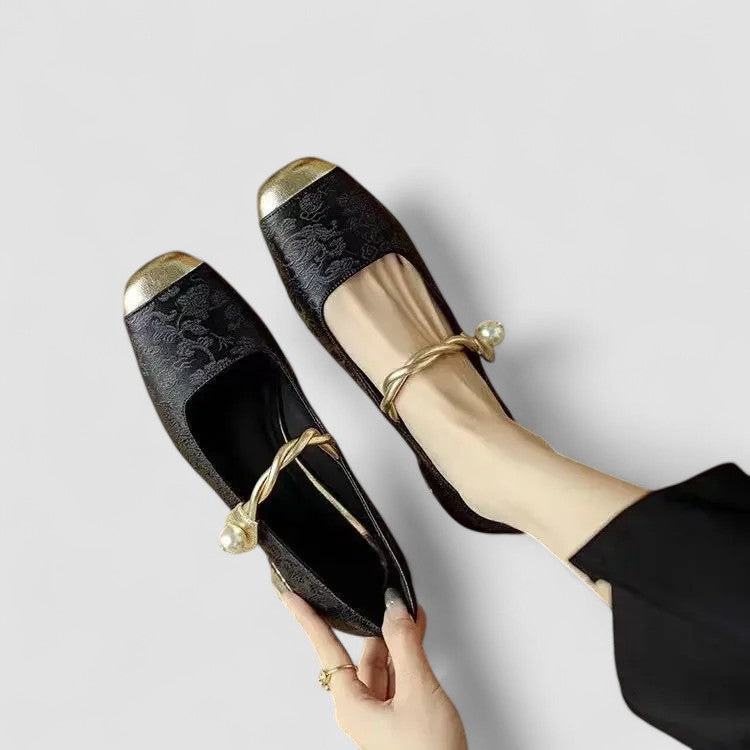Damen Elegante Mary Jane Ballerinas | Freizeit