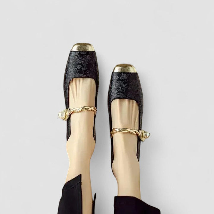 Damen Elegante Mary Jane Ballerinas | Freizeit