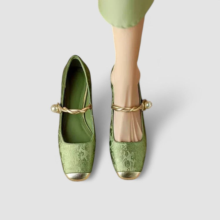 Damen Elegante Mary Jane Ballerinas | Freizeit
