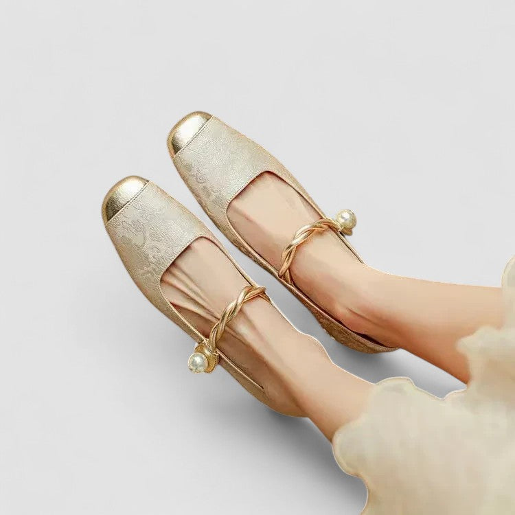 Damen Elegante Mary Jane Ballerinas | Freizeit